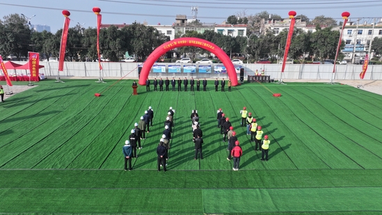 引江济淮二期涡河线涡阳站项目开工仪式 摄影:王苏林.JPG